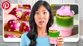 I Tested the MOST AESTHETIC Pinterest Recipes!⚡