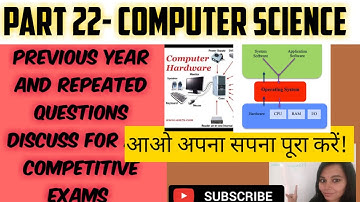 #NSCLASSES #computerscience  Part 22- computer science previous years questions