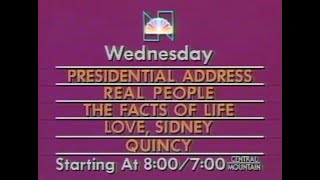 NBC-TV - July 1982