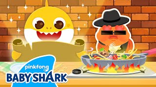 What’s the secret recipe?! 🍝ㅣ👨‍🍳 Cooking games for kids⎪Baby Shark Pizza Game App screenshot 2