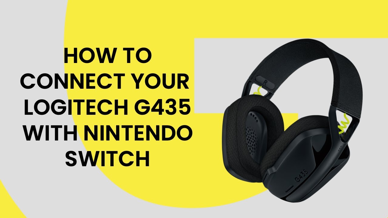 Logitech G435 works with Nintendo Switch via Bluetooth - How To - YouTube