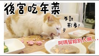 【黃阿瑪的後宮生活】後宮吃年菜不計形象狂吃