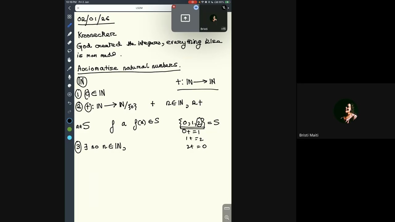 Real Analysis Demo Class (SXC, Semester 2) | LS2M