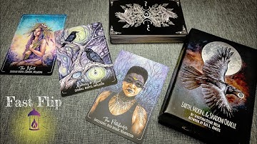 Earth Moon & Shadow Oracle Deck Fast Flip, Kickstarter