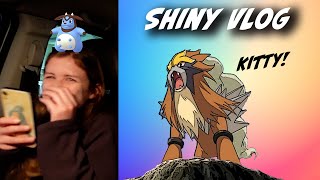 NEWEST Johto Shinies Vlog! Shiny Miltank, Shiny Entei, Shiny Sneasel and more!