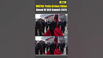 SCO Summit Russia President Vladimir Putin Arrives In China For SCO Summit 2025 Putin Scosummit 