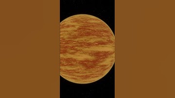 Exoplanet 2: A Gas Giant | Blender Animation #shorts #art #animation