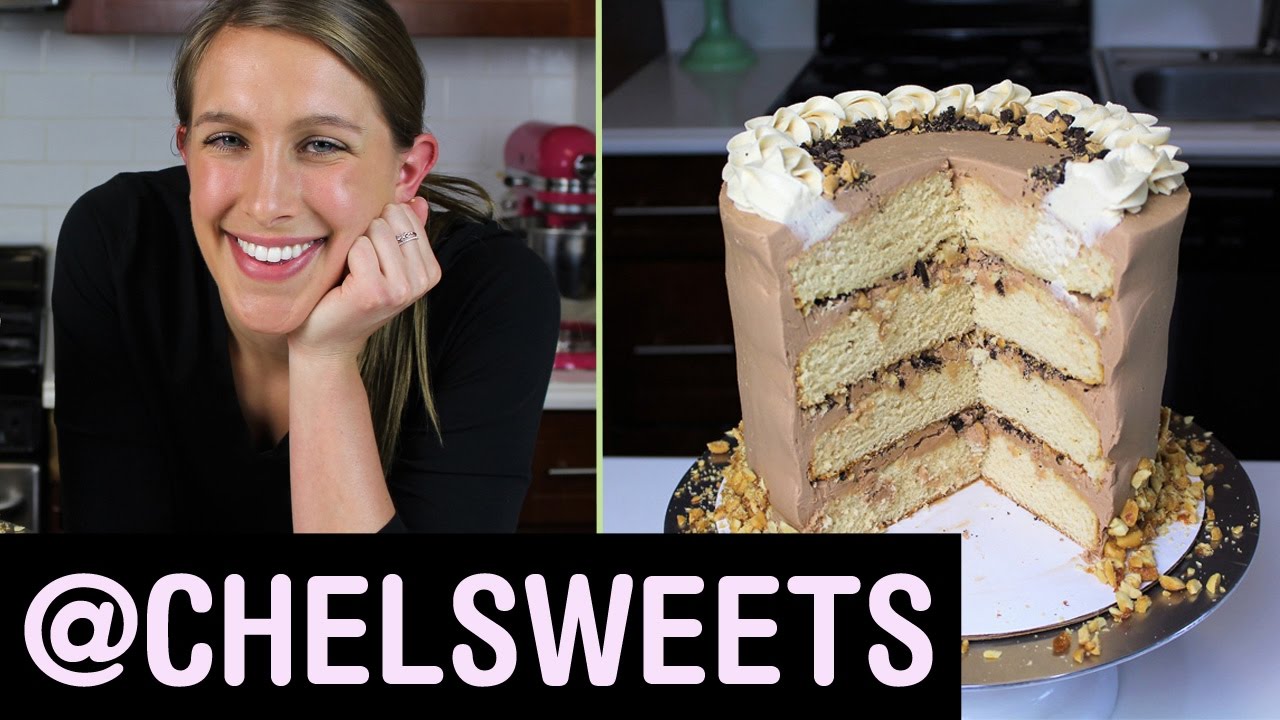 Chelsweet's HoneyRoasted Peanut Butter Cake Food Network YouTube