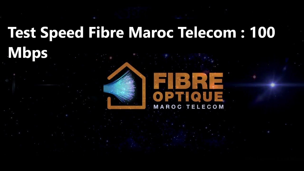 Test Fibre optique by Maroc Telecom 100Méga - YouTube