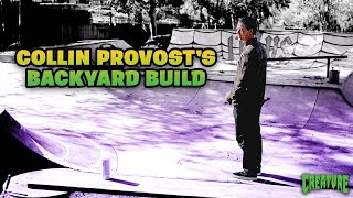 Collin Provost's Backyard Skatepark Build | Spider's Webb