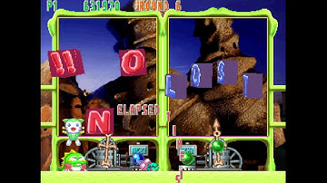 Super Puzzle Bobble (Arcade) - Player VS Computer - Packy