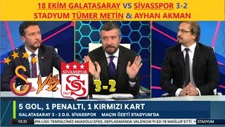 19 Eki̇m Stadyum Galatasaray Vs Si̇vpor 3-2 Tümer Meti̇n & Ayhan Akman