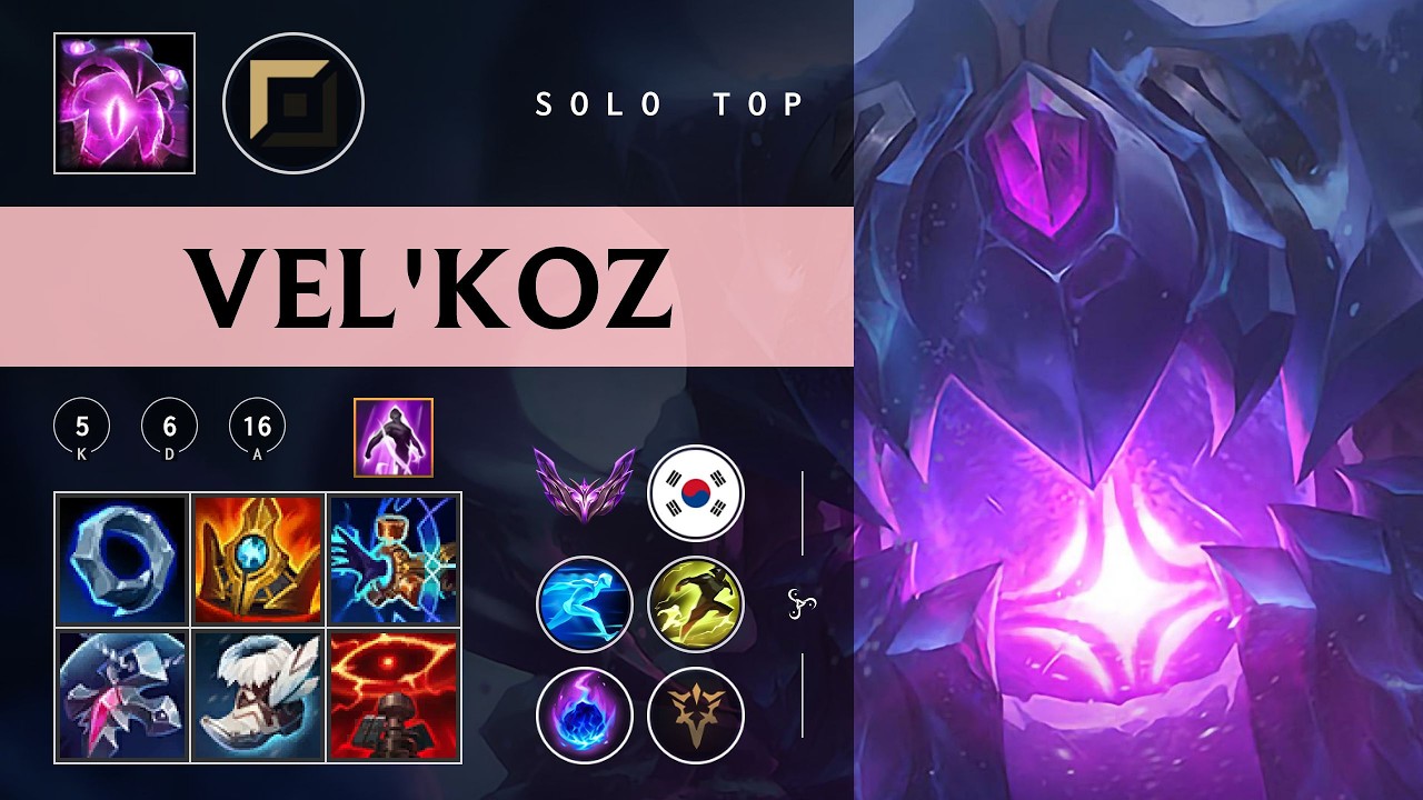 Vel'Koz Top vs Rumble - KR Master Patch 26.04