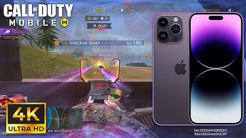 120 FPS Very High Graphics cod mobile BR GAMEPLAY | iPhone 14 PRO MAX GAMING PHONE Solo Vs Squad