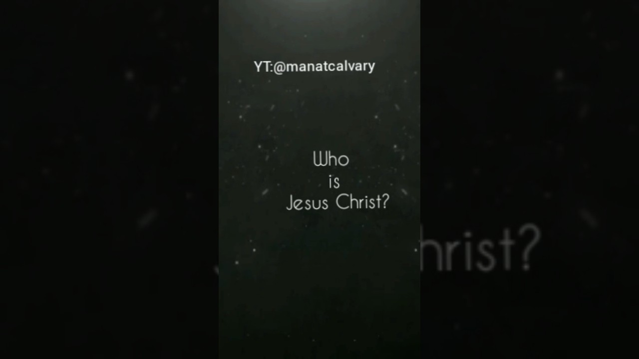 Who is Jesus? #biblestudy #religion  #christ #christianity #gospel #theology