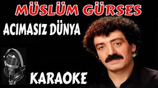 Müslüm Gürses Acimasiz Dünya Do Karar Karaoke Ve Sözleri̇
