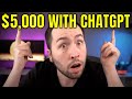 Make money with chatgpt on youtube 5000 faceless method