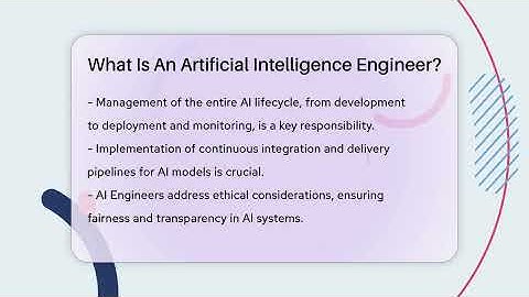 What Is An Artificial Intelligence Engineer? - The SciFi Reel