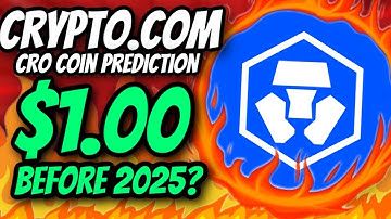 CRO Coin $1 PRICE PREDICTION | Crypto.com WILL SHOCK YOU! | Cronos NEWS