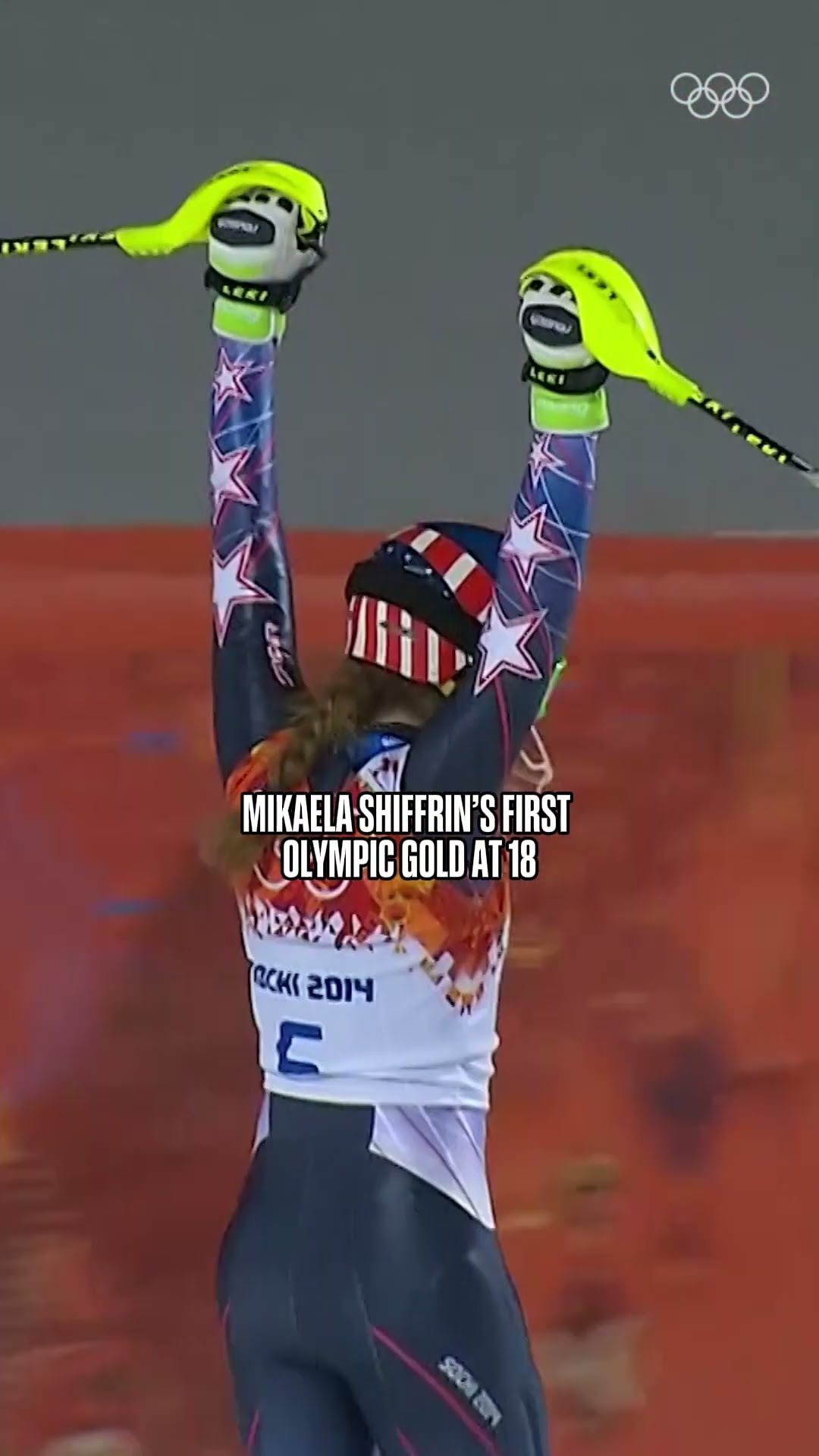 And she was just getting started… Mikaela Shiffrin’s first Olympic gold at 18! ? #MilanoCortina2026