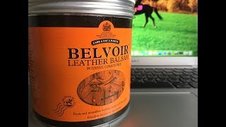 Бальзам для кожи Belvoir - промазываем  Prestige Evo