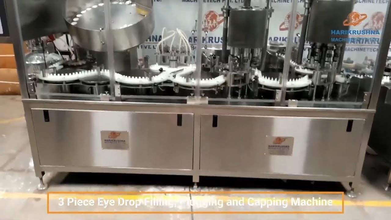 3 Piece Vial / Eye Drop Filling Line, Eye Drops Filler, Eye/Ear Drop Packing Line