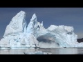 iceberg crashing in Diskobay, Greenland