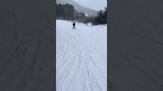 첫 스키 담엔 야간 스키♡♡♡