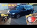 Changing the rear brake pads and painting the calipers on my 2009 opel insignia.