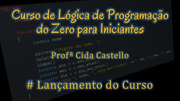 Lançamento do Curso de Lógica de Programação do Zero para Iniciantes