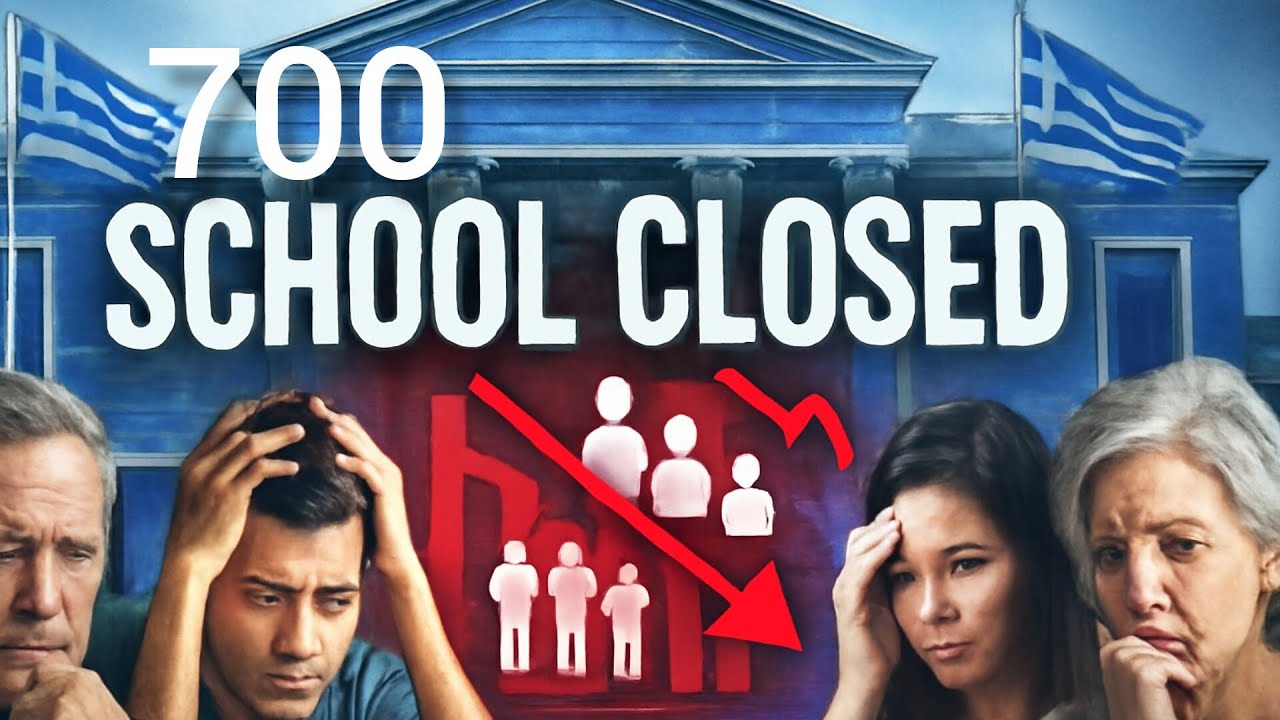 Why Greece Population Declining? 700+ school closed 