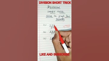 5 Second Divide Short Trick | Vedic maths | math trick #shorts
