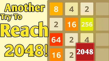 Another Try To Reach 2048 | 2048 Puzzle Game Challenge | Merge Number Puzzle Gameplay