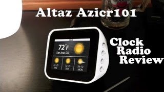 Altaz AZICR101 3.5" Internet Clock Radio Wifi LCD Music Review