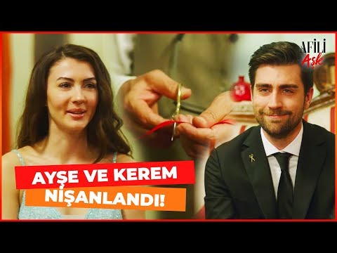 Ayşe ve Kerem'in NİŞANI! - Yüzükler Takılıyor - Afili Aşk 2. Bölüm