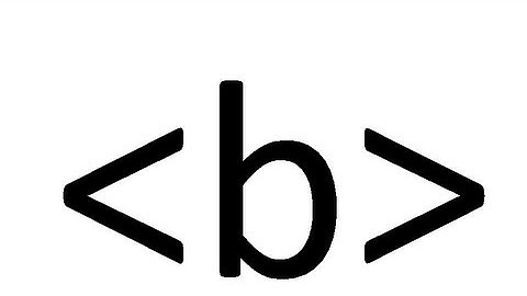Learn HTML code: bold text