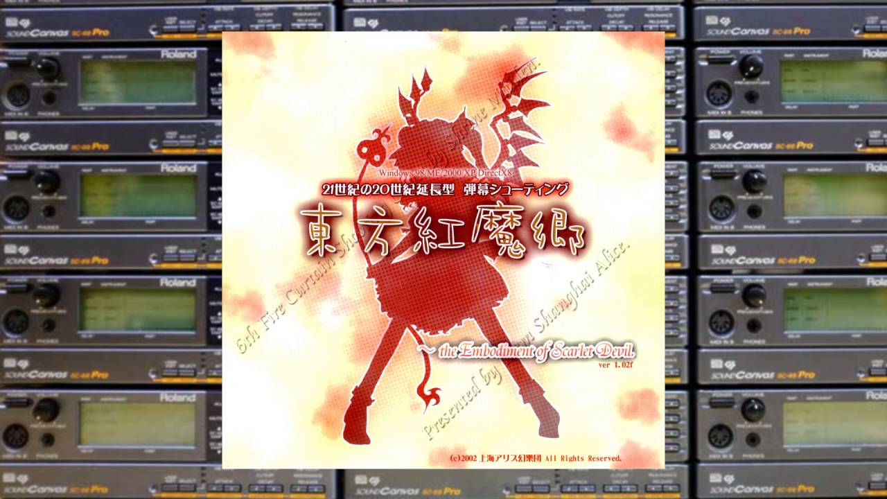 Sc pro Reach For The Moon Immortal Smoke Midi Version 東方永夜抄 Imperishable Night Ost Youtube