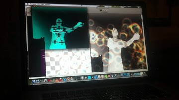 Preliminary tests with Kinect Hack and Quartz Composer