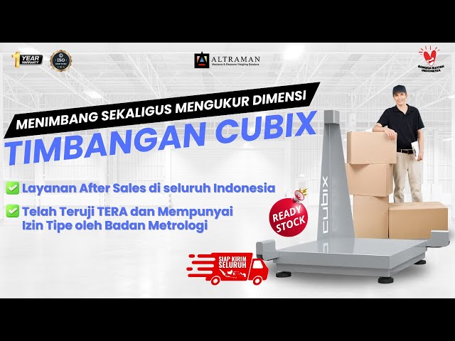 Menimbang Sekaligus Mengukur Dimensi, CUBIX! | Timbangan Digital | PT ALTRAMAN #timbangandigital