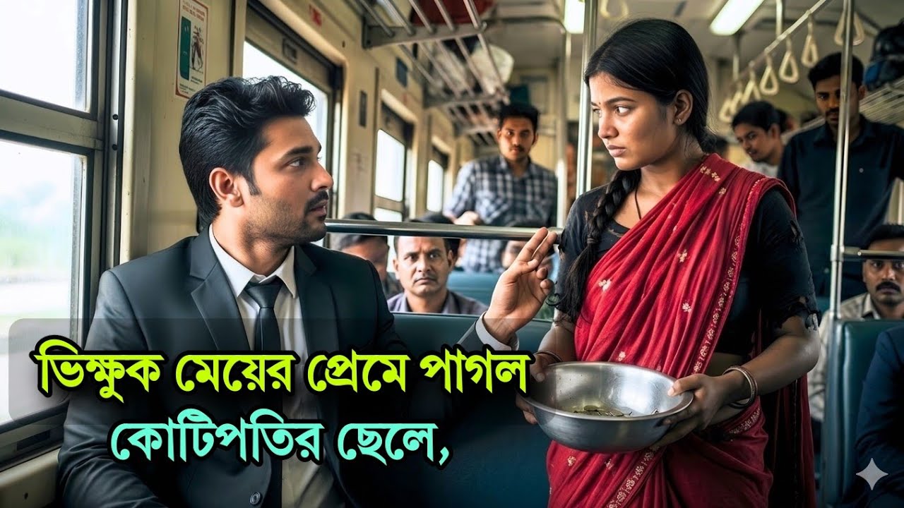 কোটি-পতির ছেলে ট্রেনে ভিক্ষা করা মেয়েটির প্রেমে পড়ল, তারপর যা ঘটল সবাই হতবাক! Bangla moral story