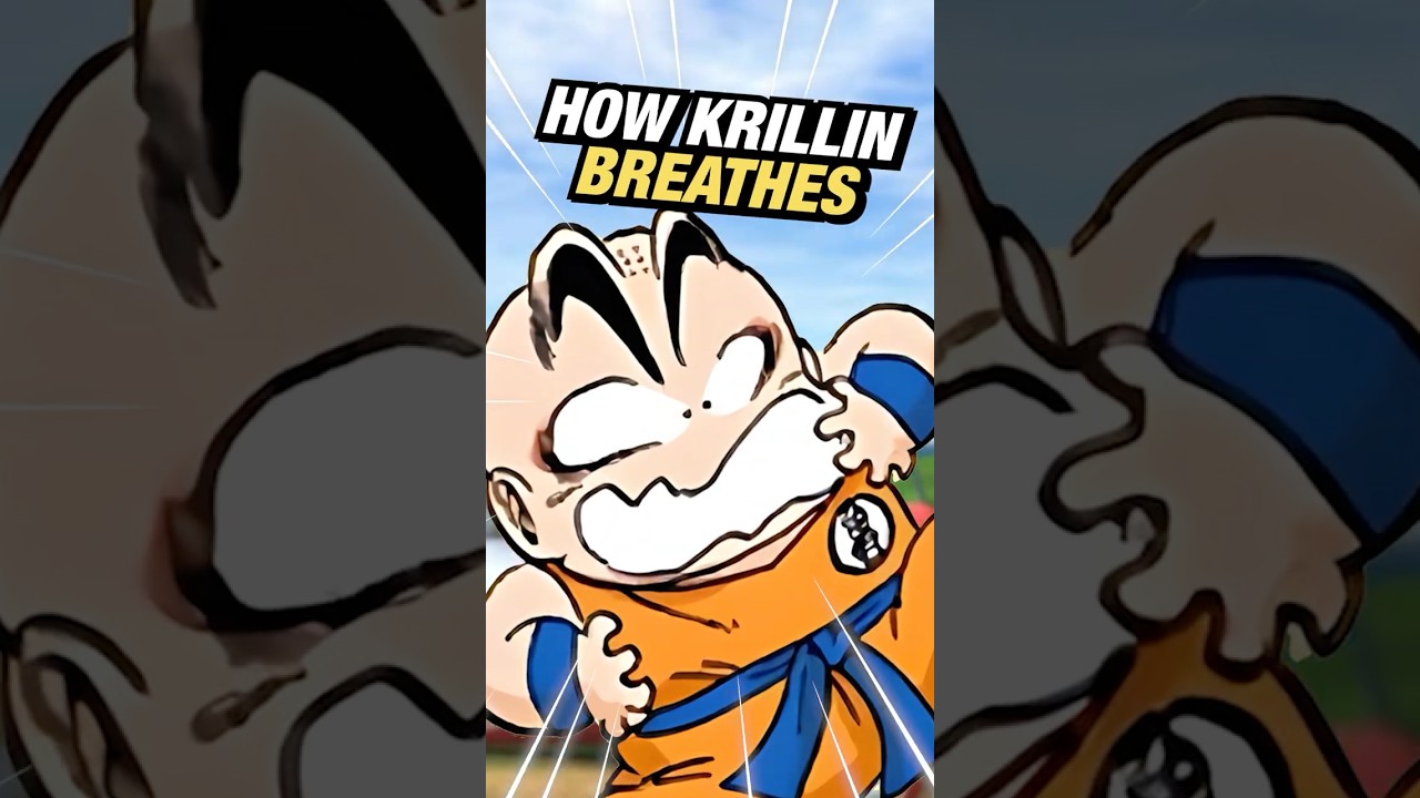 Как Крилин может дышать без носа в Dragon Ball? 