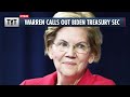 Elizabeth Warren GOES OFF On Biden Treasury Secretary