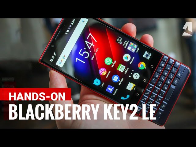 BlackBerry KEY2 LE hands-on review - YouTube