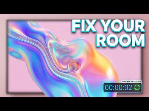 Pastel Wave Ambiance | Frame TV & OLED Perfect Loop