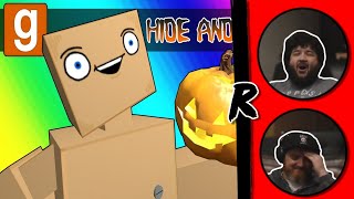 Gmod Hide And Seek - Halloween And Forced Custom Taunts Gmod Funny Moments - Renegades React