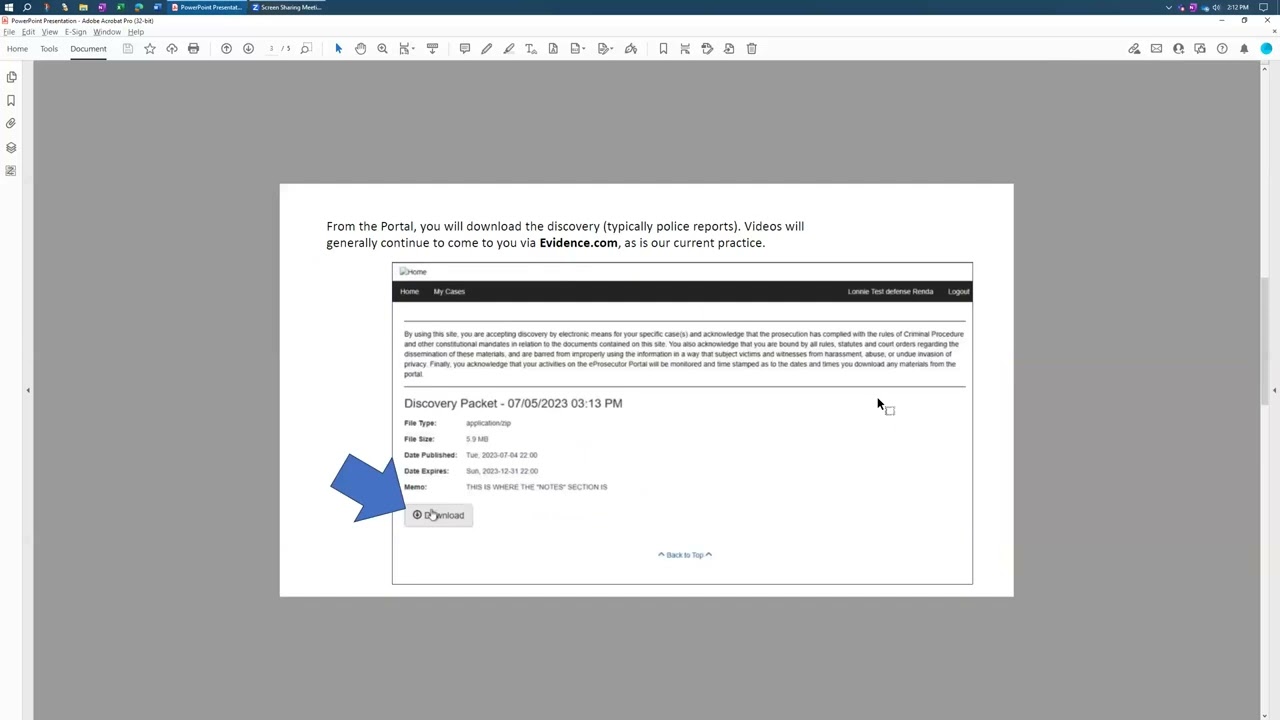 How to Access and Use the Lake County State’s Attorney’s eDiscovery Portal