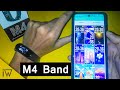 How to Change Watch face theme M4 Band | Set Wallpaper Photo in Rs 399 M4 Band