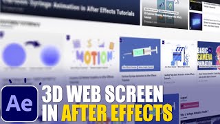 Celebrity Basic 3D Screen in After Effects Tutorials Profile