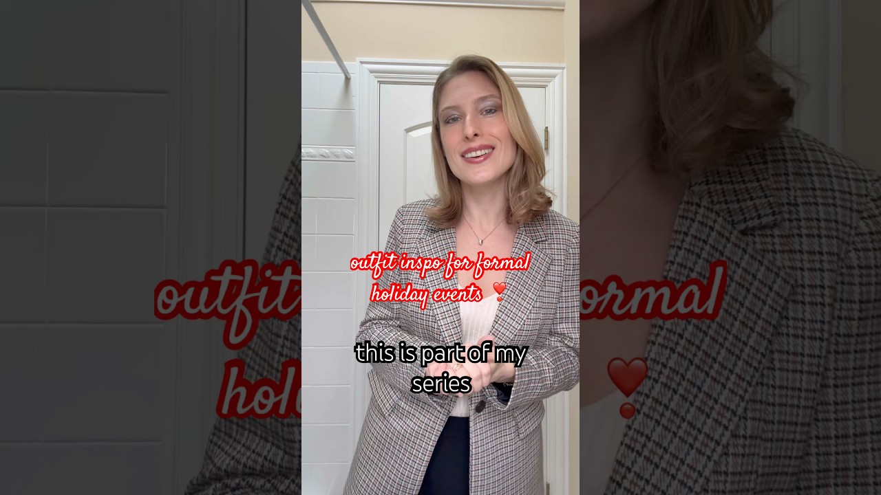 fashion inspo for formal holiday parties❣️