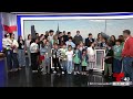 Los niños del equipo de Telemundo 47 y NBC New York nos visitan en el estudio